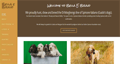 Desktop Screenshot of bellaspinone.com